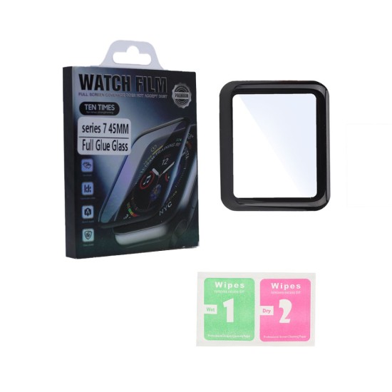 FULL GLUE SCREEN PROTECTOR FOR APPLE SMARTWATCH SERIES 7 45MM